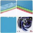 thumbnail image 4 of Feuille de Dessus Colorée DAWEI SAVIGA V Pips-Longue de Tennis de Table en Caoutchouc Rose Vert Bleu Long Pips SAVIGA-V Ping Pong Rouge OX 0,5mm, 4 of 6