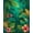 Green, Pattern 3, variant on Flatwoven High Traffic Area Rug, Wild Canopy Adventure Tropical Rainforest Area, Non Slip, Stain Resistant, Washable Area Rugs for Living Room, Bedroom(Green, 4X6)