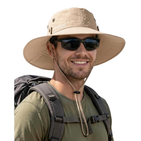 FURTALK Sun Hats for Men Fishing Hat UPF 80 Foldable Wide Brim Outdoor Hiking Beach Summer Hats