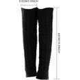 thumbnail image 2 of 2 Pairs Chunky Cable Knit Leg Warmers,Solid Color Crochet Knitted Long Boot Cuffs Socks Boot Topper Socks Leg Cuffs, 2 of 4