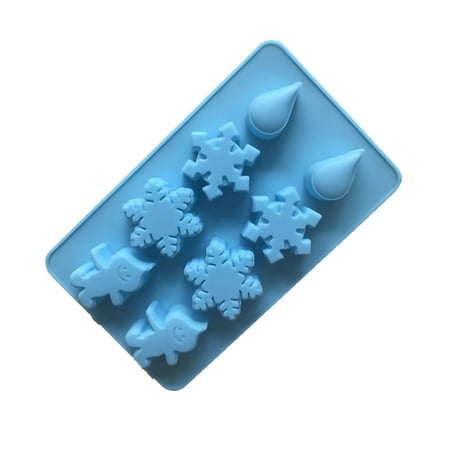 

LnjYIGJ Christmas Silicone Mold Chocolate Diy Making Pudding Cake Mold Ice Tray Aroma Diffuser Mold