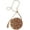 Round-khaki, variant on Women Straw Crossbody Purse Beach Handmade Woven Shoulder Bag with Tassels