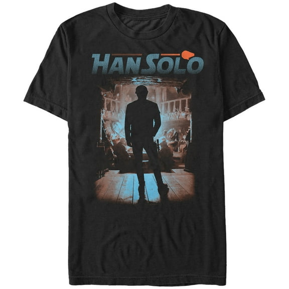 Star Wars Han Solo Gambling Den Men's Black Shirt, X-Large