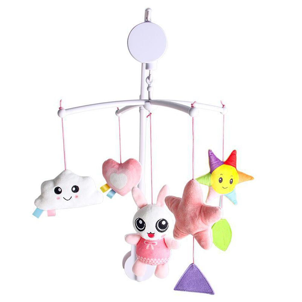 Baby Crib Toy Hanging Bed Bell Rotating Baby Cot Mobile with Cartoon Doll  Gift for Babies 