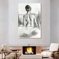 thumbnail image 2 of Elephant Stock Soft Silhouette Vi Wall Art - Vertical Multi Panel Canvas - Living Room Wall Decor - People Multi Panel - Gray And Black Decor By e. Anthony Orme - 48" x 74", 2 of 8