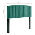 thumbnail image 2 of Modway Rebecca Performance Velvet King / California King Headboard in Teal, 2 of 9