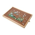 thumbnail image 1 of Hehimhis Puzzle Tables For Drawers Small Jigsaw Puzzle Board 12Inch X 17.3Inch Portable Puzzle Plateau With Storage Drawers Smooth Fiberboard Work Surface For Games & Puzzles, 1 of 5