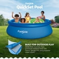 thumbnail image 2 of Funsicle QuickSet 10' x 30" Round Inflatable Top Ring Above Ground Swimming Pool Set, 2 of 6