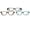 COLOR PACK, variant on Equate Women's Sprig Value 3-Pack Rectangular Reading Glasses - Variety Pack, +2.50