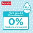 thumbnail image 4 of Fisher-Price Plant-Based Baby Wipes, Fragrance-Free, 6 Flip-Top Packs, 384 Count, 4 of 10