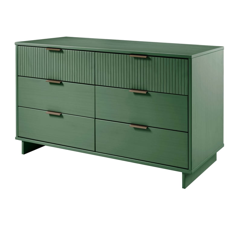 Manhattan Comfort Contemporary Bedroom Granville Double Dresser, Engineered  Wood, Sage Green - Walmart.com