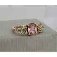thumbnail image 2 of Shine Pink Tourmaline Ring - 925 Sterling Silver Tourmaline Ring - Delicate Peridot Gemstone Ring - Statement Ring - Gift for Her, 2 of 8