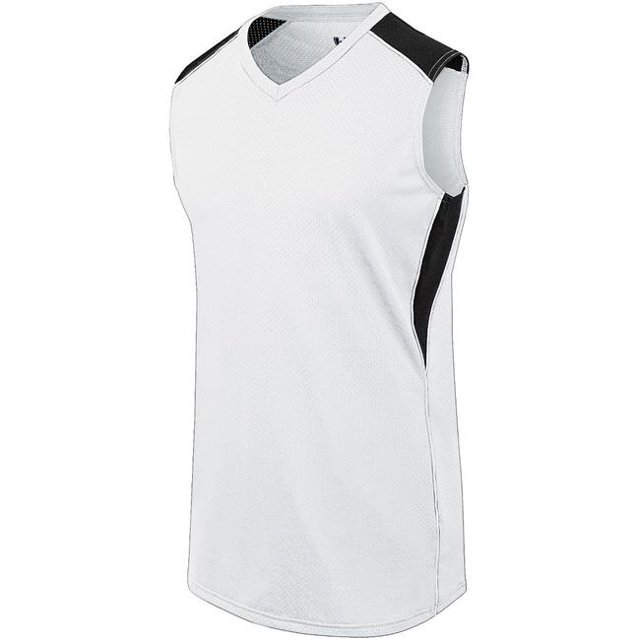 Ladies Dynamite Jersey, White & Black - Medium