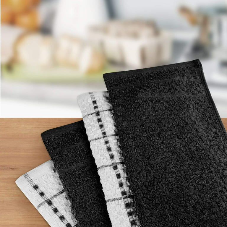 Multi-Pack: 100% Cotton Absorbent Kitchen Washcloth Towel Set 11 x11 Dish  Cloths 12-Pack, 1 unit - Fry's Food Stores