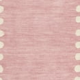 thumbnail image 6 of SAFAVIEH Kids Fiona Solid Bordered Wool Runner Rug, Pink, 2'6" x 8', 6 of 7