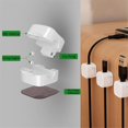 thumbnail image 4 of Clips magnéticos para cables shaofei organizador de cables sujetacables adhesivo magnético color blanco, 4 of 5