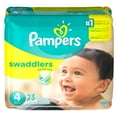 thumbnail image 6 of Pampers Swaddlers Diapers, Soft and Absorbent, Size 4, 23 ct, 6 of 10