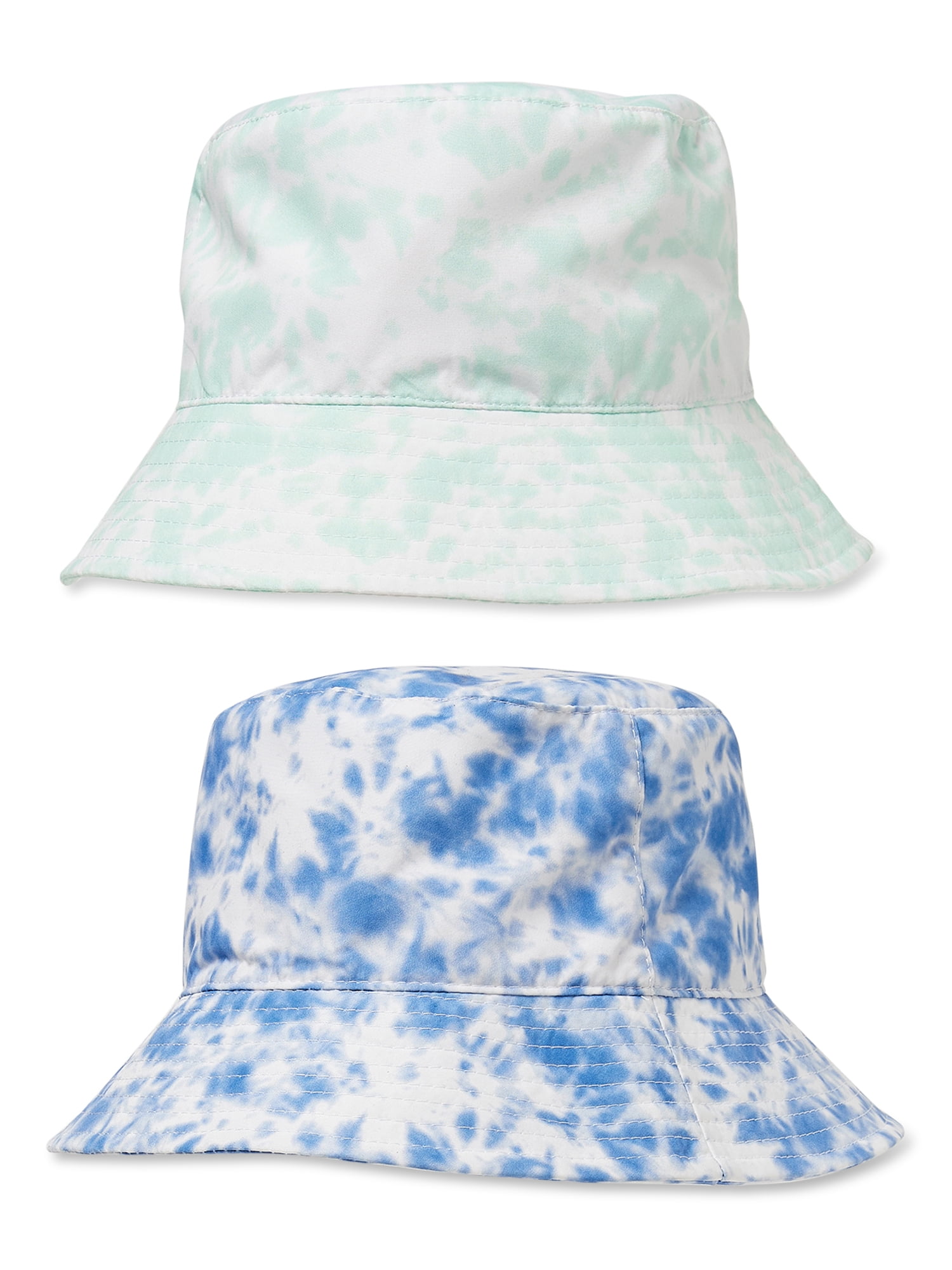 Time and Tru Tie Dye Bucket Hat, 2-Pack 
