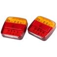 thumbnail image 2 of luces traseras de 12 V y 20 LED de doble color para remolque de camión (cubierta de lámpara roja y amarilla), 2 of 13