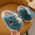 thumbnail image 3 of Slippers Gift for Girls Kids Fuzzy Warm Soft Slipper Cute Animal Non-Slip House Shoes for Boys Girls Outdoor Indoor Winter Knitted Cozy Warm Girls Boys Slipper Save Big, 3 of 5