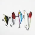 thumbnail image 4 of Artificial Fishing Lures Set Assorted Tackle with Hard and Soft Baits Metal Hooks Spoon Lures kit Crank Popper, 4 of 9