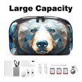thumbnail image 3 of Bear Digital Pouch with Oxford Cloth, Waterproof, 5.9x9.44x3.14 in, for Hard Drive Bags, USB Pouch, Charger Cord Organizer, Cable Organizer Clips, 3 of 6