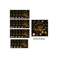 thumbnail image 3 of Happy New Year Disposable Dinnerware Set Party Supplies, Paper Black Gold Plates and Napkins for New Year Party Decoration, 3 of 6