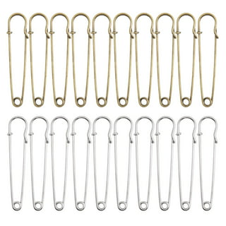 60PCS Safety Pins Large Heavy Duty Stainless Steel Sewing Crafting Jewelry  Tool