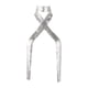 thumbnail image 1 of Pañuelo para el cuello con lentejuelas de metal para mujer, brillante, para cosplay Plata, 1 of 9