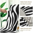 thumbnail image 3 of Zebra Dining Chair Covers Set of 4, Stretch Chair Slipcovers Removable Washable Chair Protector Covers for Dining Room, Restaurant, Hotel, Banquet, Ceremony\u2026, 3 of 6