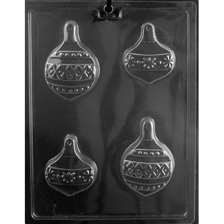 Grandmama's Goodies C471 Christmas Ornament Oreo Cookie Chocolate Candy Soap Mold with Exclusive Molding