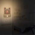 thumbnail image 7 of Bear Head Grey Night Lights Plug into Wall LED with Auto Light Sensor Warm Light for Kids Hallway Bedroom Living Room Kitchen Bathroom Set of 2, 7 of 7