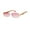 Pink, variant on Men Women Sunglasses Pink Lens Retro Shades