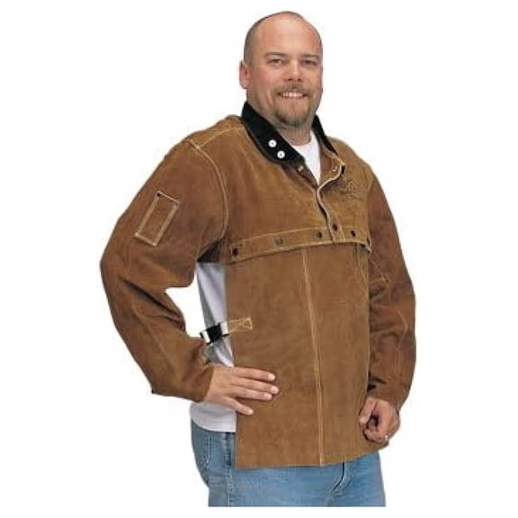 220CS Cowhide Welding Cape Sleeve w/20" Bib Combo, X-La
