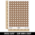 thumbnail image 2 of Parakeet Budgie Bird Inside of Heart 200+ Round Stickers - Brown - Matte Finish - 0.50" Size, 2 of 3