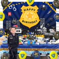 thumbnail image 2 of Police Birthday Decorations, Police Themed Birthday Party Decorations for Kids Police Theme Balloons Happy Birthday Banner Happy Birthday Police Backdrop Cake Topper for Police Theme Party, 2 of 7