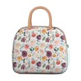 thumbnail image 2 of Womens Pioneer Flower Floral Print Pattern Lunch Box for Work,Insulated Lunch Bag for Women,Loncheras Para Mujer,Leakproof Adult Lunch Bag for Work,Beach,Travel,Picnic,Camping, 2 of 7