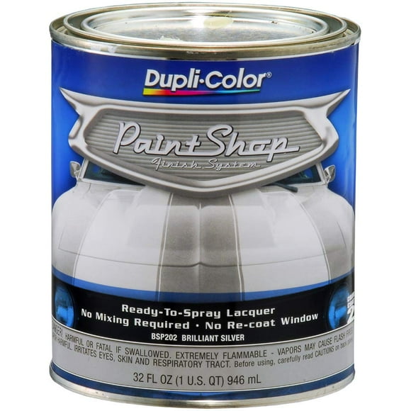 Dupli-Color BSP212 Paint Shop Finish System Base Coat – Molten Red Metallic - 32 oz. Automotive Paint