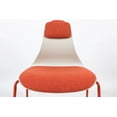 thumbnail image 5 of Comfortable Leisure Dining Chairs: Set of 2 with Cushioned Pads in Red, 5 of 9