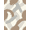 Brown Grey Cream, Pattern 1, variant on ODIKA 8'x10' Washable Area Rug Brushstroke With Minimalist Interlocking Shapes Abstract Modern Refined for Dining Room, Large Office, Lounge, Non-Slip Chair-Friendly Mat