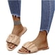 thumbnail image 3 of Sandalias Mujer Zapatillas planas Punta abierta Cómoda Playa Zapatos romanos Flip Flop Wmkox8yii hj789, 3 of 9