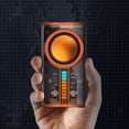thumbnail image 4 of Altavoz Bluetooth con cañón de acero pequeño y transparente, subwoofer con sonido y ritmo de luz, serie TWS, Bluetooth 5.0, altavoz pequeño creativo, 4 of 4