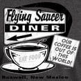 thumbnail image 3 of CafePress - Flying Saucer Diner Dark T Shirt - Men's Classic Graphic Cotton T-Shirt, 3 of 4
