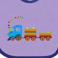 thumbnail image 4 of Inktastic Colorful Toy Train Boys or Girls Baby Bib, 4 of 4