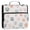 Watercolor Dog Paw Prints, variant on Water-Resistant 3-Ring Binder Organizer with Multiple Pockets Zipper Binder Bag for Office Watercolor Dog Paw Prints