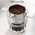 thumbnail image 3 of Filtre à Café Portable pour le Café, Filtre à Café en Acier Inoxydable Réutilisable de Qualité Alimentaire pour le Bureau pour les Voyages, 3 of 7