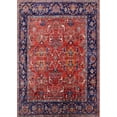 thumbnail image 1 of Ahgly Company Machine Washable Indoor Rectangle Industrial Modern Rose Dust Purple Area Rugs, 2' x 3', 1 of 7