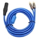 thumbnail image 2 of Cable de sonido XLR macho a RCA doble 1 XLR macho de 3 pines a RCA macho doble Cable divisor en Y para altavoz doméstico, 2 of 12