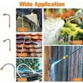 thumbnail image 4 of Pressure Washer Extension Wand, 10 Pack Power Washer Extension Wand with 6 Nozzle Tips, 30°,90°,120° Curved Rod, 1/4" Quick Connect, Replacement Power washer Lance, 4000 PSI, 4 of 9
