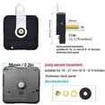 thumbnail image 2 of High Torque Clock Movement Mechanism Wall Quartz Clock Long Hands Walnut Wood Diy Repair Parts Repl, 2 of 5